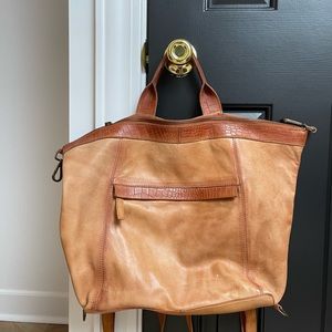 Free People Leather Backpack